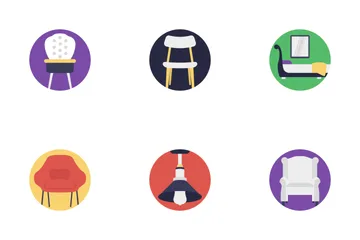 Furniture Flat Icons 2 Icon Pack