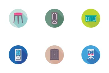 Furniture Flat Icons 2 Icon Pack