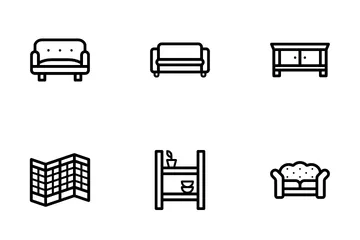 Furniture Home Decor Icon Pack