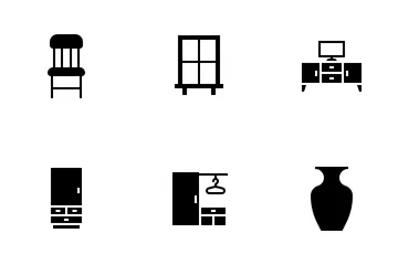 Furniture Home Living Icon Pack