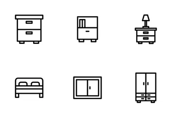 Furniture - Outline Icon Pack