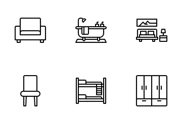 Furniture Room Icon Pack