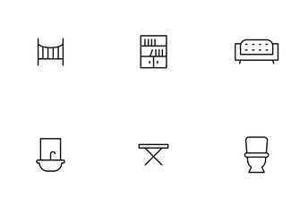 Furniture Thinline Icon Pack