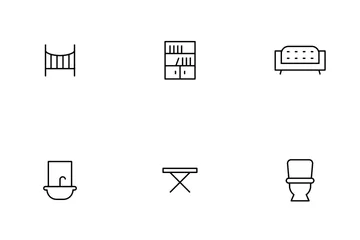 Furniture Thinline Icon Pack