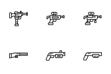 Fusil à pompe Pack d'Icônes