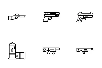 Fusil à pompe Pack d'Icônes