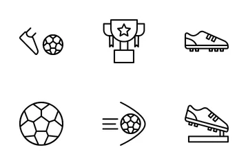 Fútbol americano Paquete de Iconos