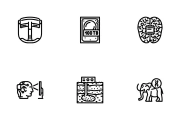 Future Technology Digital Data Icon Pack