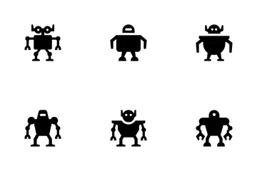 Futuristic Robots Icon Pack