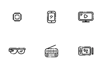 Gadget Line - Efficiency Tools Icon Pack