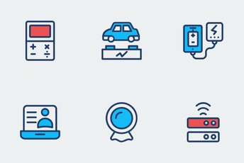 Gadgets Color Line Icons    Icon Pack