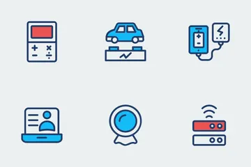 Gadgets Color Line Icons    Icon Pack