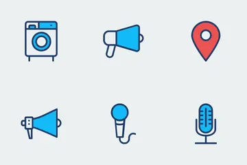 Gadgets Color Line Icons    Icon Pack