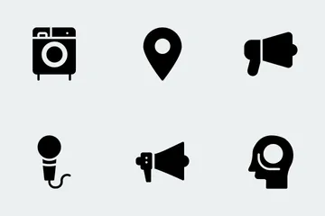 Gadgets Glyphs Icons Icon Pack