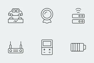Gadgets Line Icons