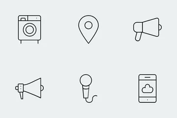 Gadgets Line Icons Icon Pack