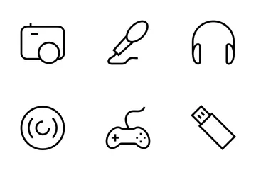 Gadgets Vector Line Icons Icon Pack