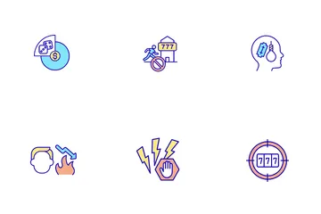 Gambling Psychology Icon Pack