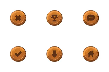 Game Button Icon Pack