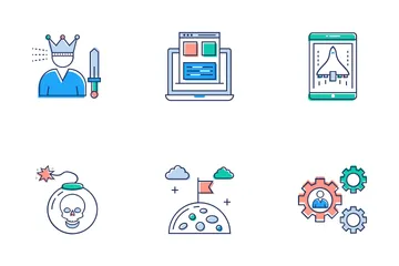 Game Development And Website Application Icon Pack