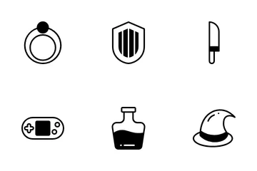 Game Equipment Icon Pack