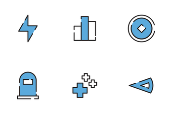 Game Filled Outline Icon Icon Pack
