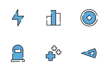 Game Filled Outline Icon Icon Pack