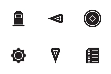 Game Glyph Icon Icon Pack