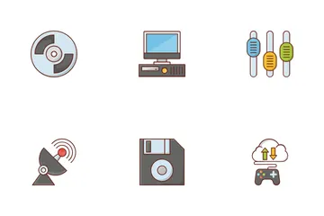 Gamer And Game Controls-A Icon Pack