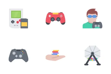 Games Outline Icon Pack
