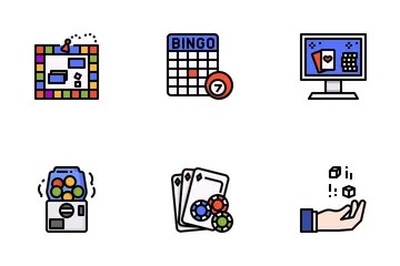 Gaming And Gambling Icon Pack