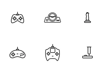 Gaming Joystick Icon Pack