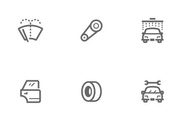 Garage & Auto Part Icon Pack