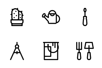 Garden And Tools Icon Pack