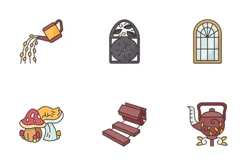 Garden Decoration Icon Pack