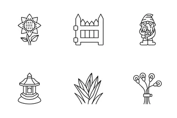 Garden Decoration Icon Pack