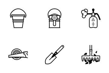  Garden Tools Icon Pack