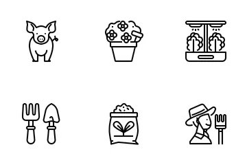 Gardening And Farming Icon Pack