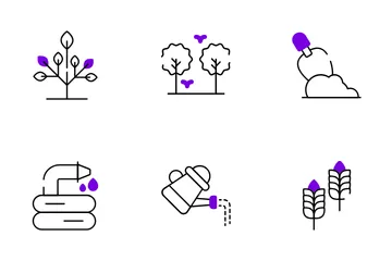 Gardening And Farming Icon Pack