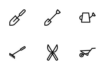 Gardening Tools Icon Pack