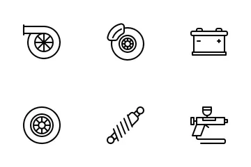 Garis Car Service Icon Pack