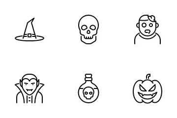 Garis Halloween Icon Pack