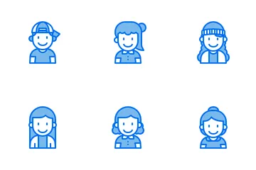 Avatar infantil Icon Pack