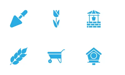 Gartenarbeit Symbolpack