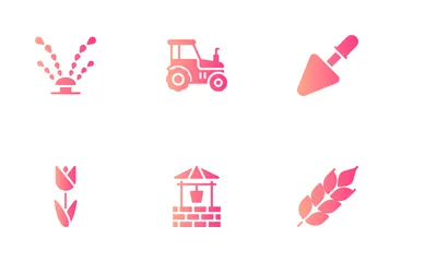 Gartenarbeit Symbolpack