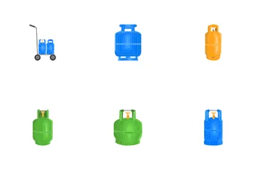 Gas Cylinder Icon Pack