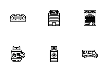 Energia de Gás Pacote de Ícones