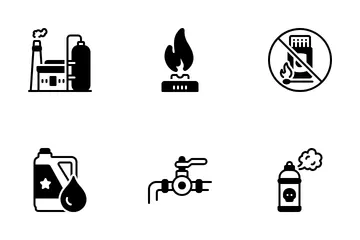 Gas Industry Icon Pack