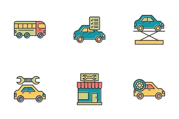 Gas Station Icon Pack