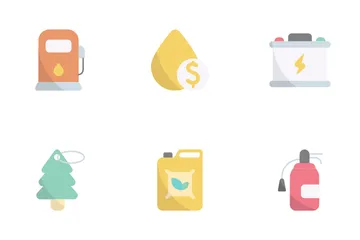 Gas Station Icon Pack